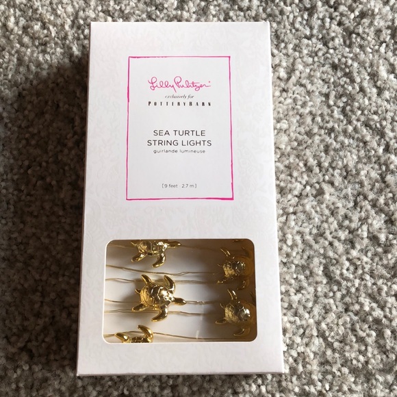 Lilly Pulitzer Accessories - Lilly Pulitzer Sea Turtle String Lights